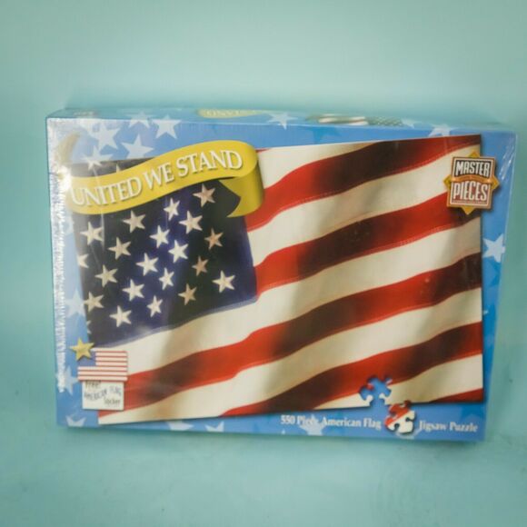 MasterPieces Other - MasterPieces 550 Piece United We Stand United States Flag Puzzle NWT